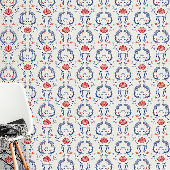 'PERANAKAN GARDEN' Wallpaper