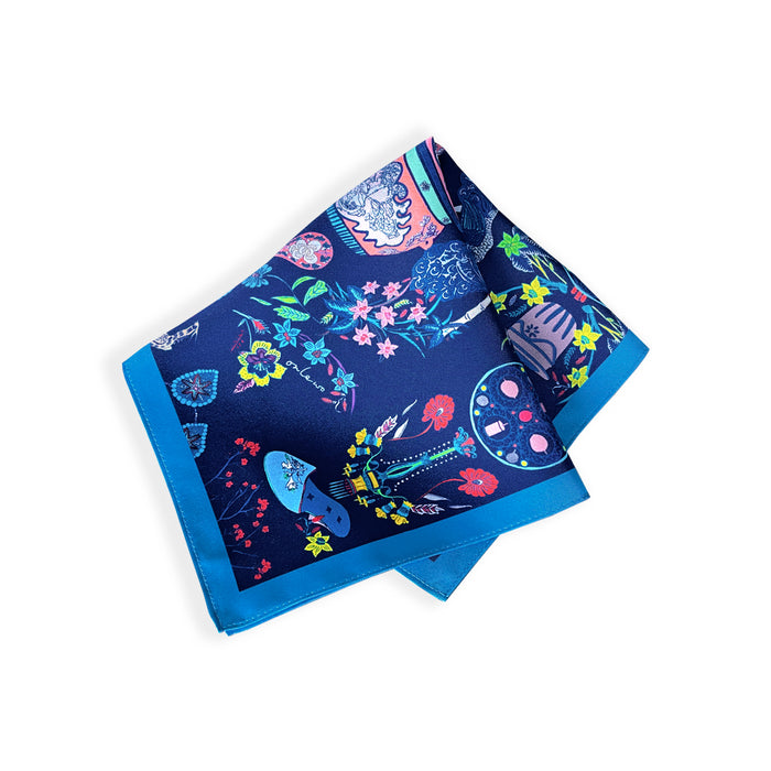 'PERANAKAN TILE & PERANAKAN STORY' Silk Tie & Pocket Square Gift Set (Pre-Order)