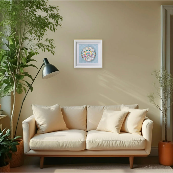 ‘PERANAKAN STORY' Framed Plate (with gift box)