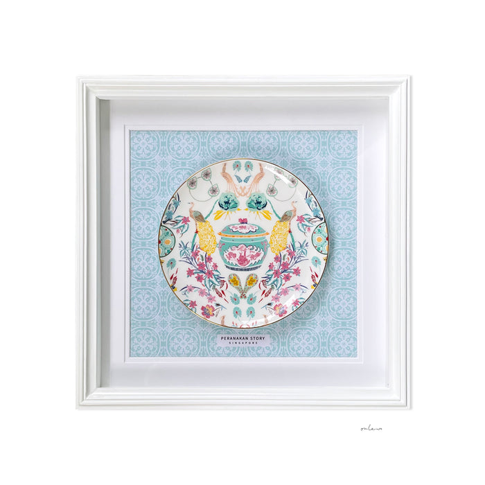 ‘PERANAKAN STORY' Framed Plate (with gift box)