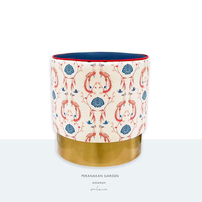 ‘PERANAKAN GARDEN’ ottoman (Price on request)