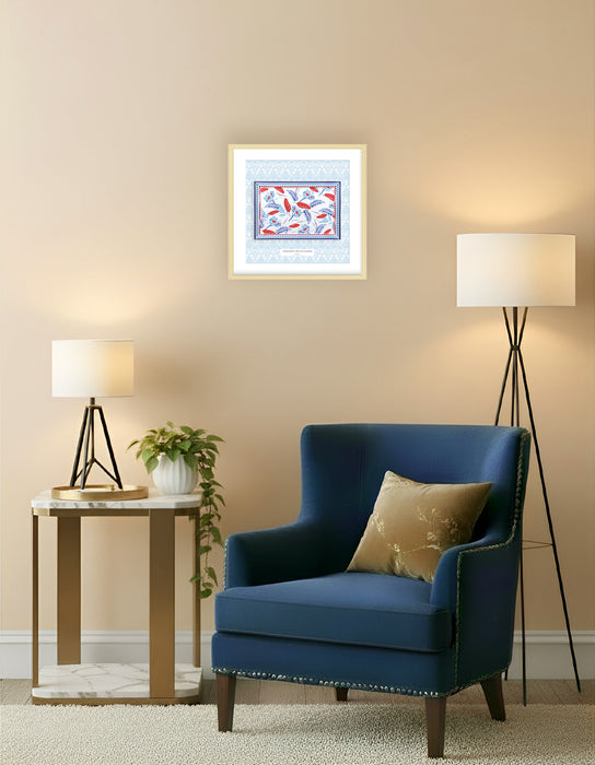 ‘SINGAPORE ORCHID GARDEN’ Framed Tray (with gift box)