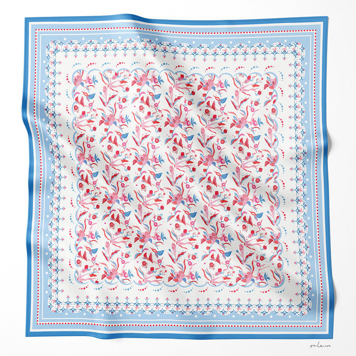 ‘ORCHID BATIK’ Silk Scarf