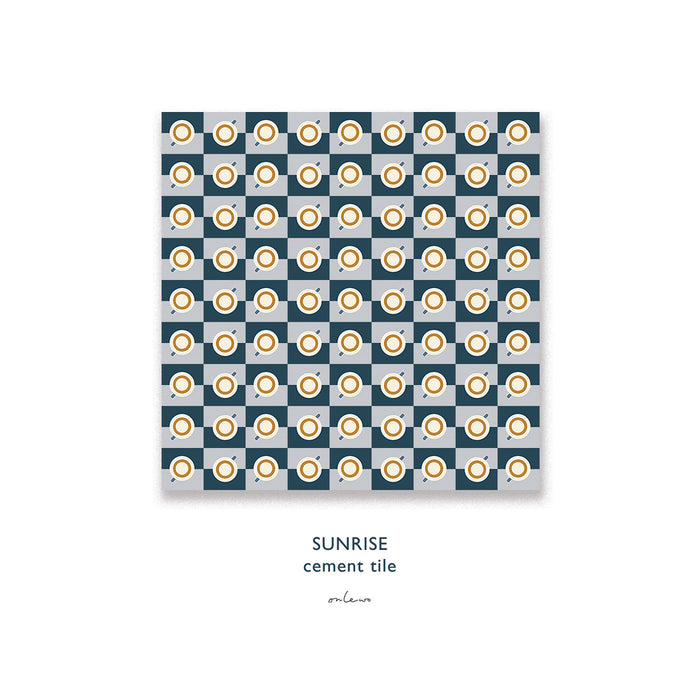 'Sunrise' CEMENT TILE