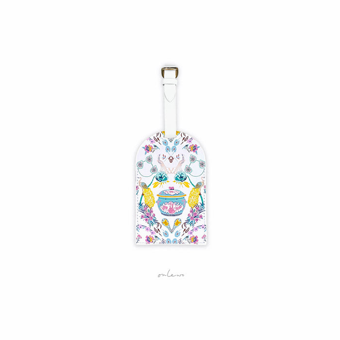 'PERANAKAN STORY' Leather Access Card Holder x Luggage Tag
