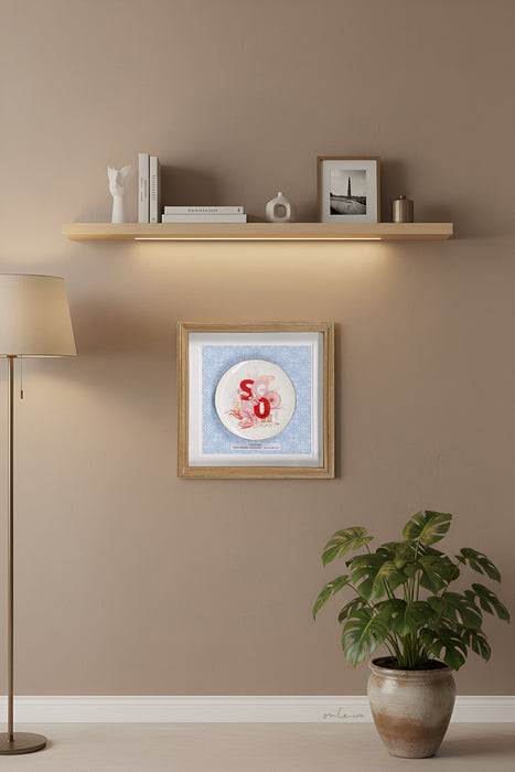 ‘SG 60’ Framed Plate (with gift box)
