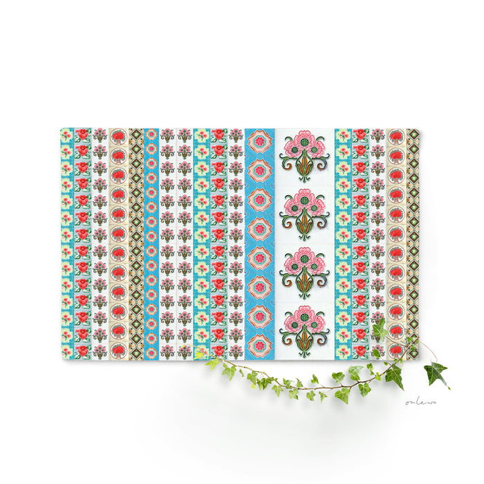 ‘PERANAKAN FLORAL TILE’ Placemats (Set Of 4)