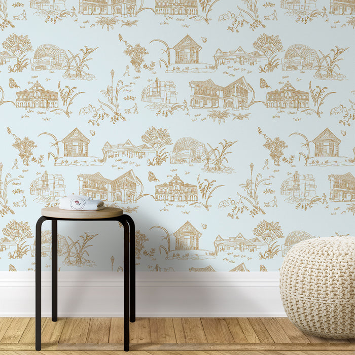 'CITY IN THE GARDEN' Wallpaper
