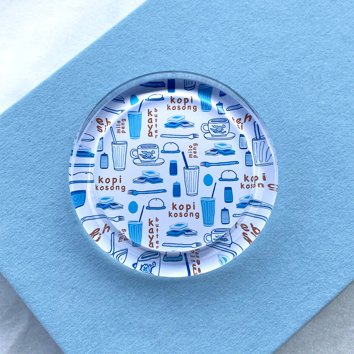 ‘KOPI KOSONG’ Glass Coaster