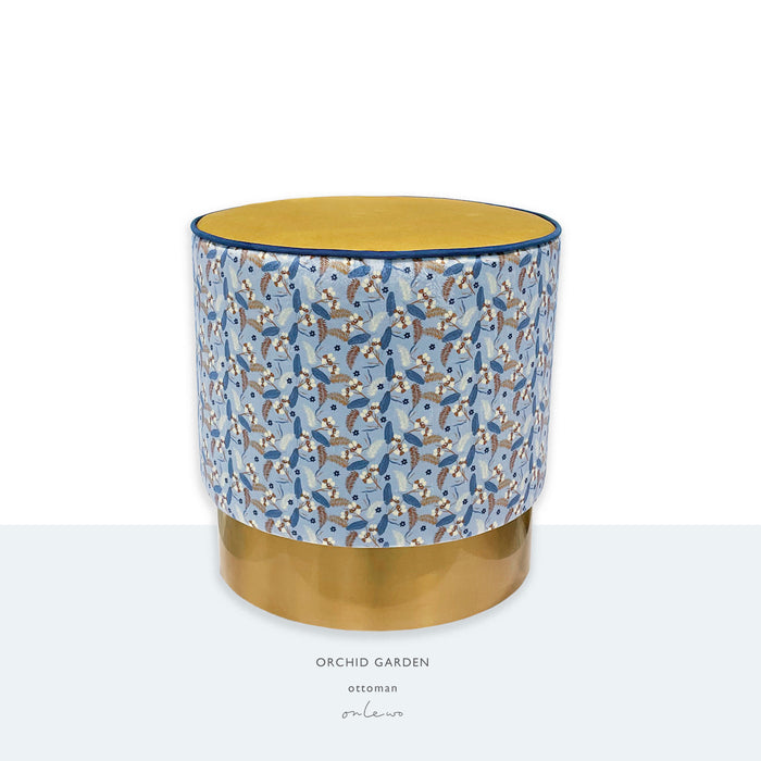 ‘ORCHID GARDEN’ ottoman (Price on request)