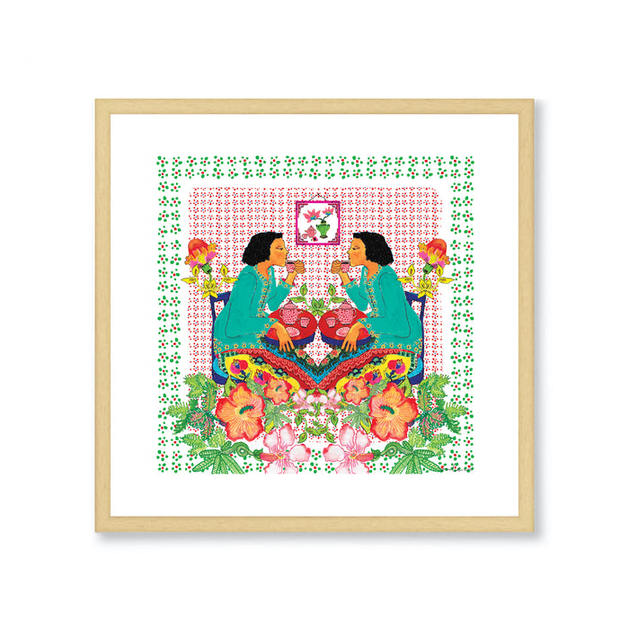 'GLORIOUS NYONYA' Framed Print (with gift box)