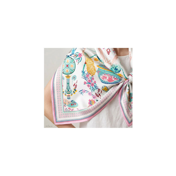 ‘PERANAKAN STORY’ Silk Scarf (Updated edition)