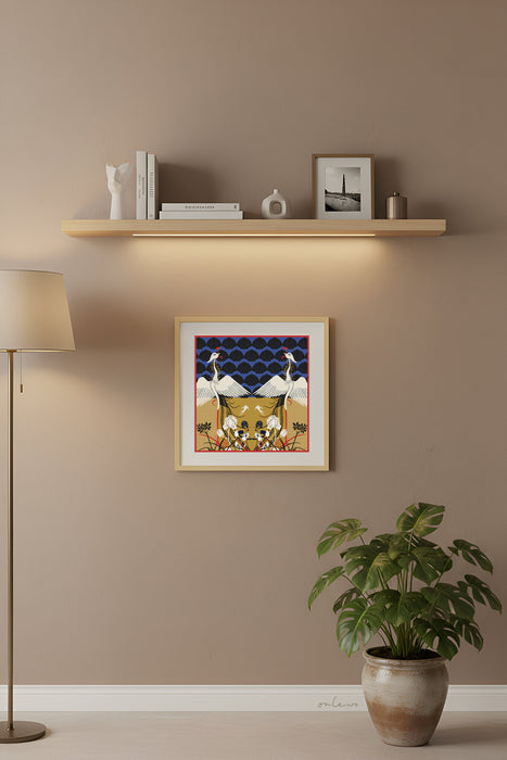 ‘HEAVENLY PAIR’ Framed Print (with gift box)