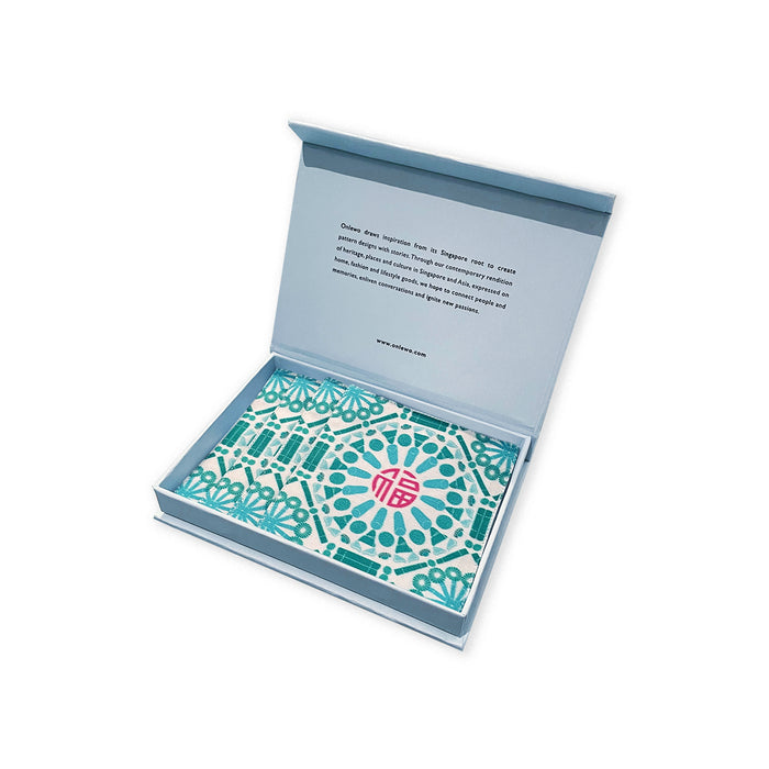 ‘福 ABUNDANCE – KUEH TILE’ Fabric Coasters
