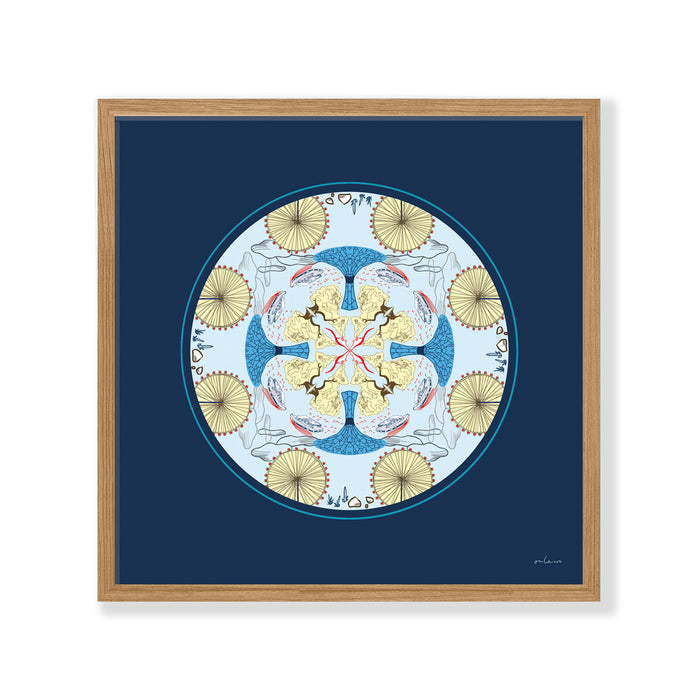 ‘DOWNTOWN’ Framed Print (with gift box)