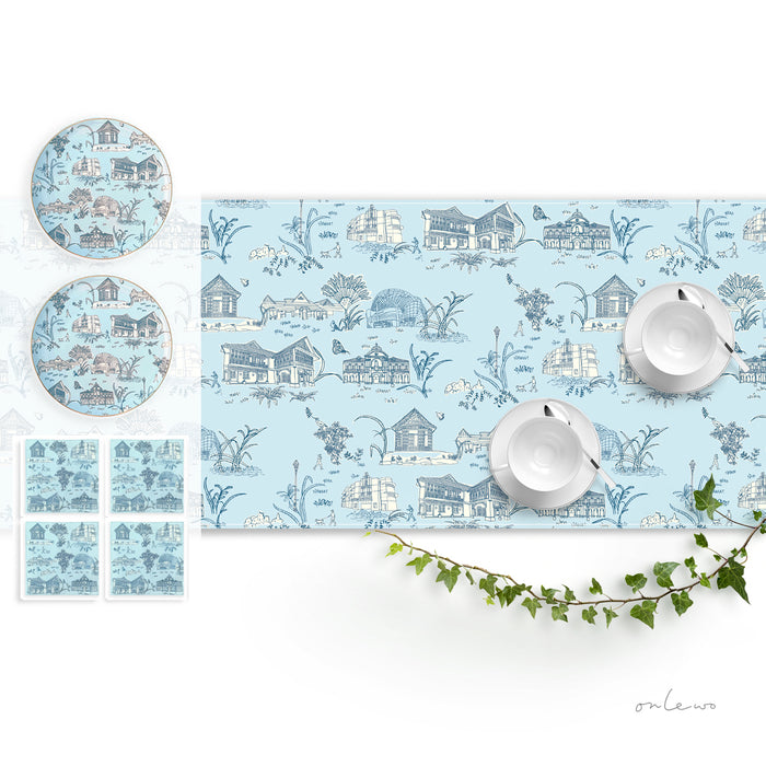‘CITY IN THE GARDEN’ TABLE CLOTH