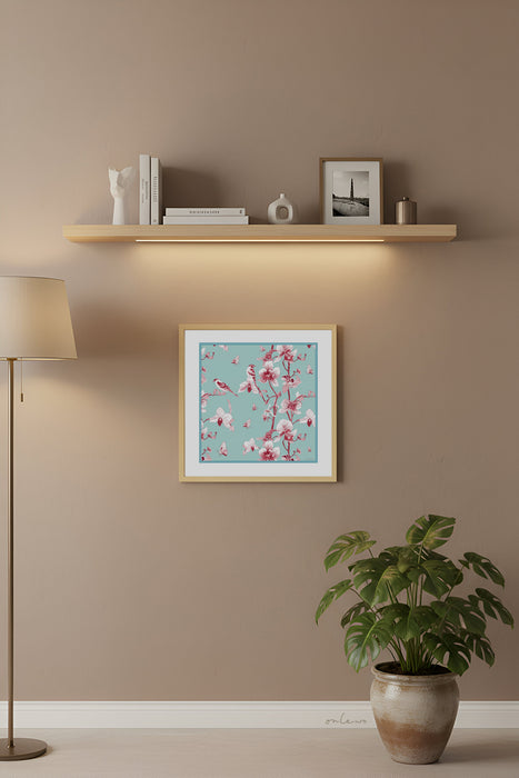 ‘ORCHID RHAPSODY’ Framed Print (with gift box)