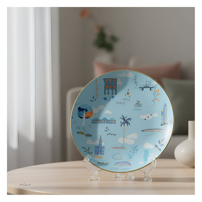 ‘SINGAPORE RIVER’ Plate