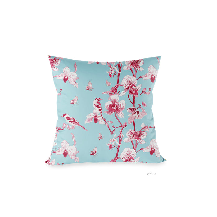 ‘ORCHID RHAPSODY’ Velvet Cushion Cover