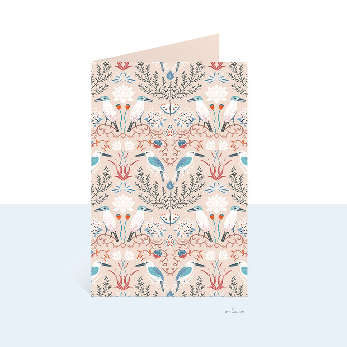 ‘HAVE YOU HEARD THE BIRDS SINGING - KINGFISHERS’ Greeting Card