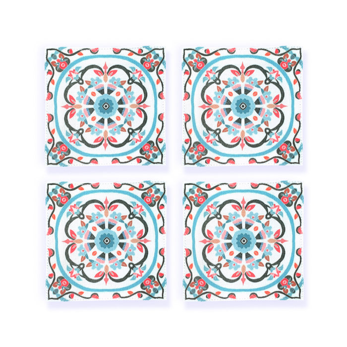 ‘SINGA-FLORE’ Fabric Coasters