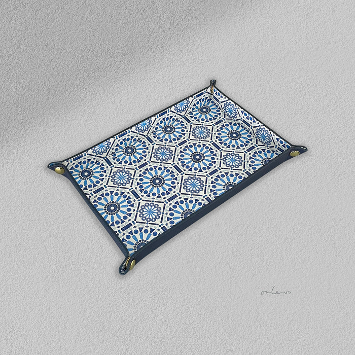'KUEH TILE' Leather Valet Tray
