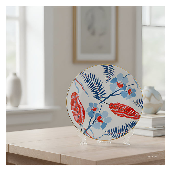 'SINGAPORE ORCHID GARDEN’ Plate