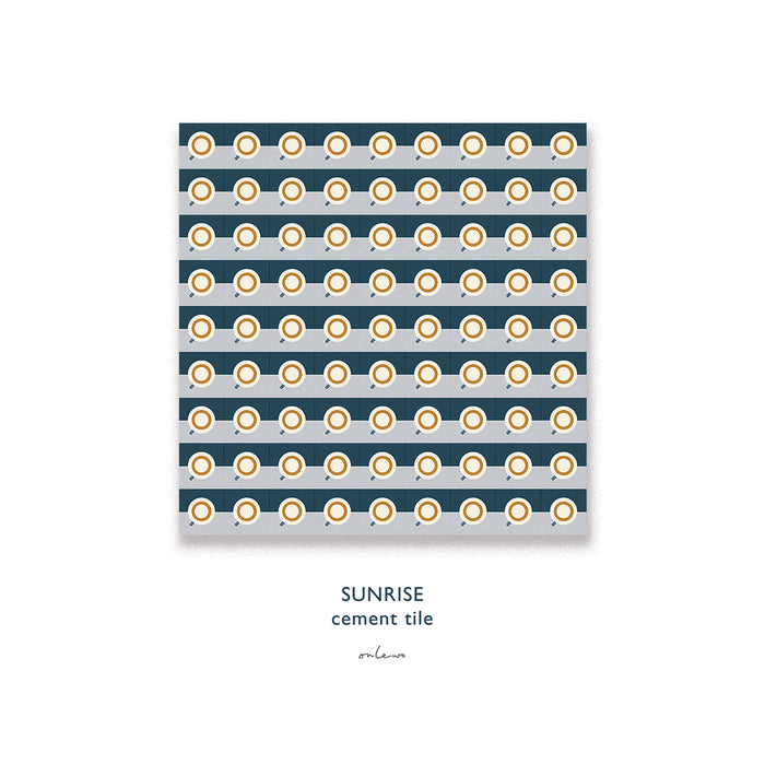'Sunrise' CEMENT TILE