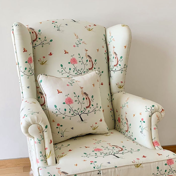 'PERANAKAN BLISS' Velvet Upholstery Fabric