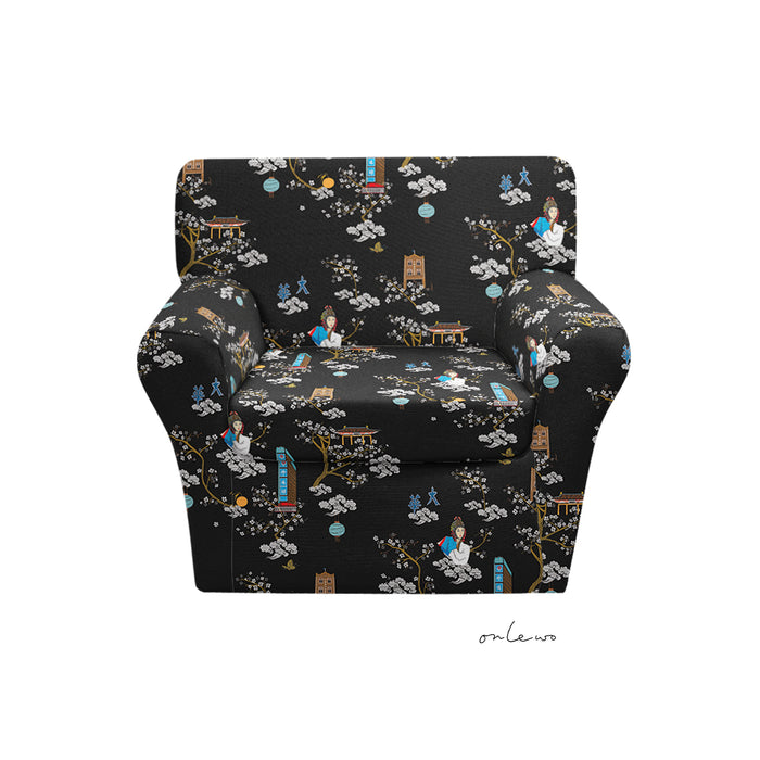 'CHINATOWN' Velvet Upholstery Fabric