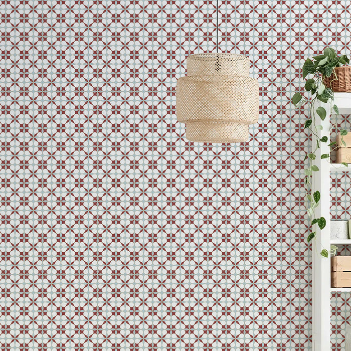 ‘VINTAGE FLORAL TILE’ Wallpaper