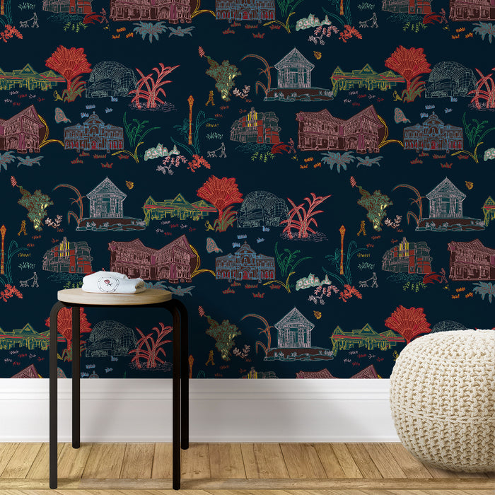 'CITY IN THE GARDEN' Wallpaper