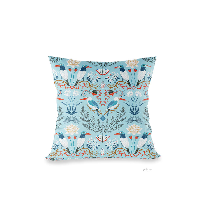 ‘HAVE YOU HEARD THE BIRDS SINGING - KINGFISHES’ Cushion Cover